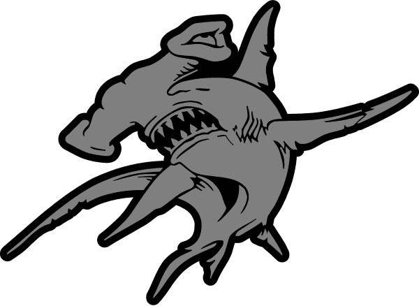 HAMMERHEAD SHARK DECAL / STICKER 21