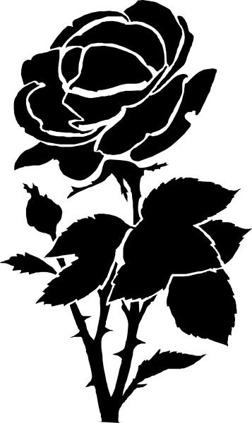 ROSE DECAL / STICKER 03