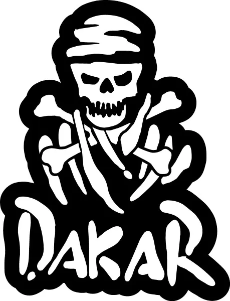 sticker logo Dakar
