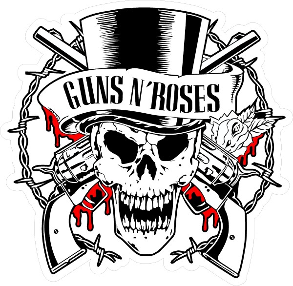 guns n roses decal sticker 02