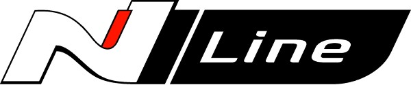 Hyundai N Line Logo Sport Sticker Sticker Aufkleber Autocollant Laminated X2 