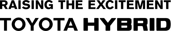 Raising The Excitement Toyota Hybrid Decal / Sticker 05