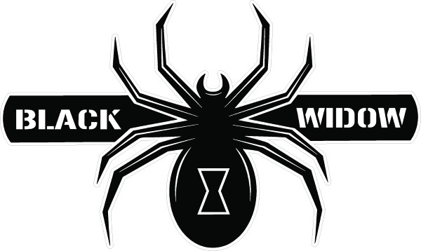 Black Widow Edition Decal Sticker 01