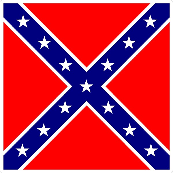 Rebel Flag Decal 4558