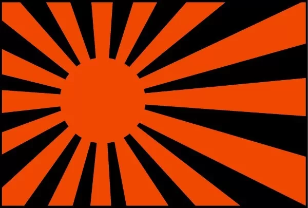 3.5 X 5 INCH STICKERS 2PC SICKSPEED DECAL RISING SUN JAPAN FLAG