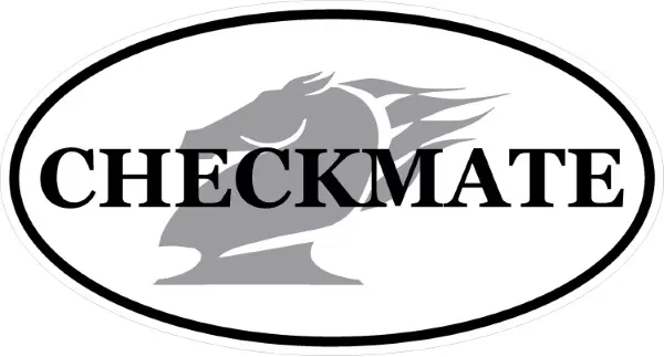 Checkmate Powerboat Boat Decals - 2 Color! - Style 2