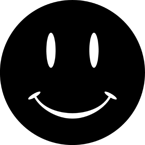 Smiley Face Decal / Sticker 04