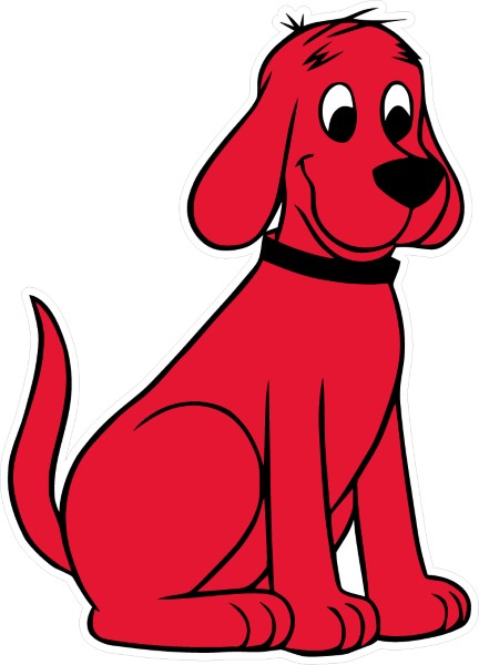 Clifford Big Red Dog Decal / Sticker 07