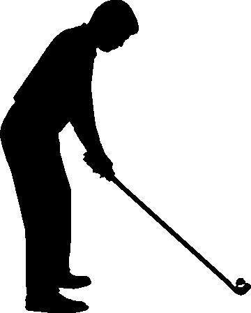 Golfer Golf Decal Sticker 17