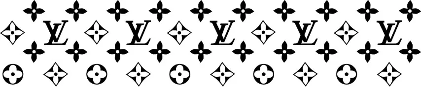 Louis Vuitton Repeating Pattern Decal / Sticker 17