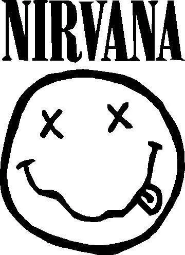 Nirvana Smile Vinyl Sticker - HMCustom Online Shop