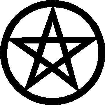Pentagram Decal Sticker 03