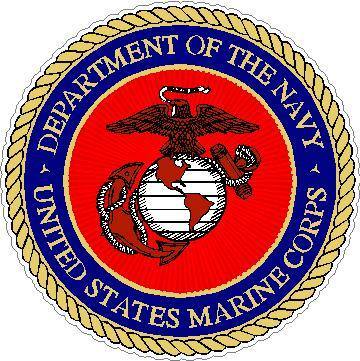 UNITED STATES MARINES DECAL / STICKER 02FC