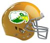 Gold Football Helmet Decal / Sticker