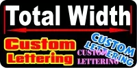 z1 Custom Lettering Decal / Sticker