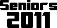 Seniors 2011 Decal / Sticker