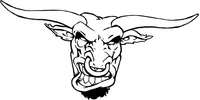 Bulls Mascot Decal / Sticker