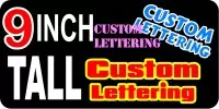 z196 Custom Lettering 9 Inch Tall Decal / Sticker