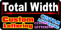 CUSTOM NASCAR DECALS and NASCAR STICKERS Numbers 100+