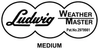 Ludwig Weather Master Medium Decal / Sticker 12