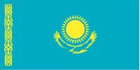 Flag of Kazakhstan Decal / Sticker 01