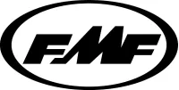Oval FMF Decal / Sticker 09