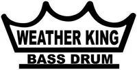 Weather King Bass Drum Decal / Sticker 02