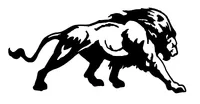 Lions Mascot Decal / Sticker 03
