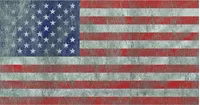 Weathered American Flag Decal / Sticker 22