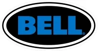 Black, White, Blue Bell Helmets Decal / Sticker 08