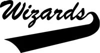 Wizards Mascot Decal / Sticker