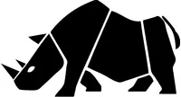 Rhino Decal / Sticker 04