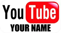 YouTube Decal / Sticker 04