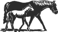 Horse Decal / Sticker 07