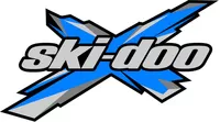 Blue and Gray Ski-Doo X Decal / Sticker 20