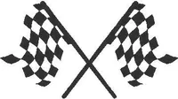 Checkered Flag Decal / Sticker 75