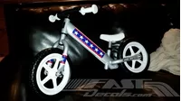 Evel Knievel Stripe Decal / Sticker 02