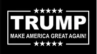 TRUMP Flag Decal / Sticker 03