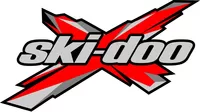 Red and Gray Ski-Doo X Decal / Sticker 18