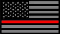 Custom THIN RED LINE Decals and THIN RED LINE Stickers Any Size & Color