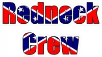 Redneck Crew Confederate Flag Decal / Sticker 01