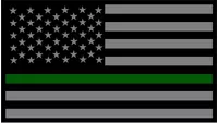 Custom THIN GREEN LINE Decals and Stickers Any Size & Color