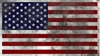 Weathered American Flag Decal / Sticker 124