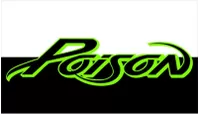 Custom POISON Decals and POISON Stickers Any Size & Color