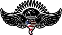 American Flag Bandana VOLBEAT Decal / Sticker 14