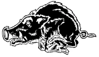 Razorbacks Mascots Decal / Sticker