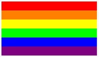 Rainbow LGBT Flag Decal / Sticker 05