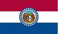 Missouri Flag Decal / Sticker 01