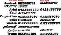 z Custom Numbering Decal / Sticker