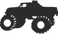 Monster Truck Decal / Sticker 02